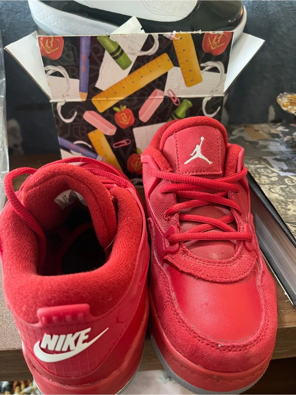 Nike Jordan 4 RM Boys size 1y worn once - Picture 4 of 7